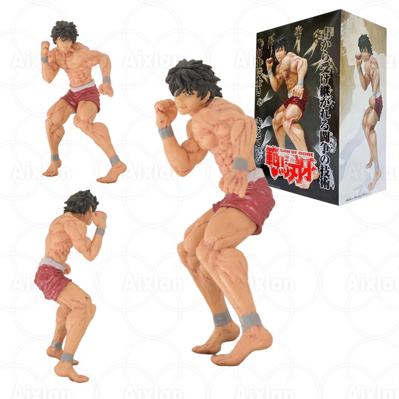 Hanma Baki Anime Action Figure, Yujiro, Jack Baki, Hanayama Kaoru,  Estatueta Muscular, Boneca de PVC Colecionável, Presente Brinquedos, 22cm -  AliExpress